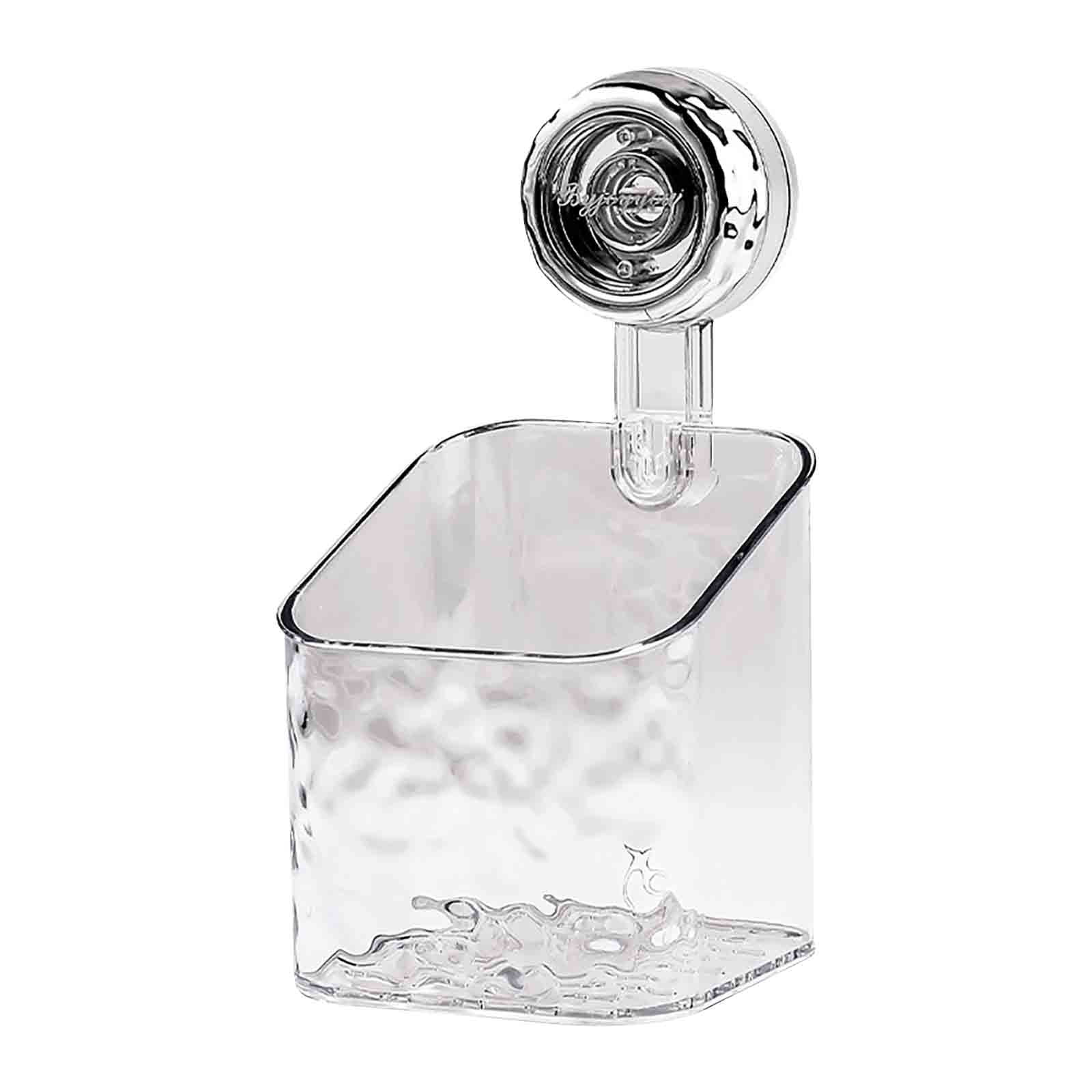 Suction Cup Shelf, Bathroom Organizer, Glacier Pattern Storage Rack ...