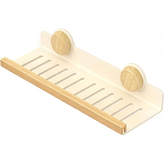 Suction Cup Shelf, No-Drill, Over Sink, 12 Inch, for Kitchen and Bathroom