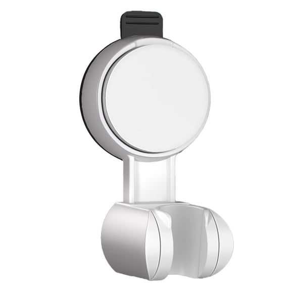 Suction Cup Shower Bracket 360° Adjustable Shower Rail Bathroom Wall Mount White