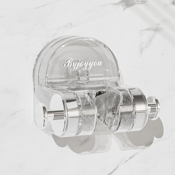 Suction Cup Shower Bracket, Shower Head Holder, Adjustable Angle, Universal Fit, Electroplated Hook, Thickened Material, Hands-Free, Bathroom Organizer