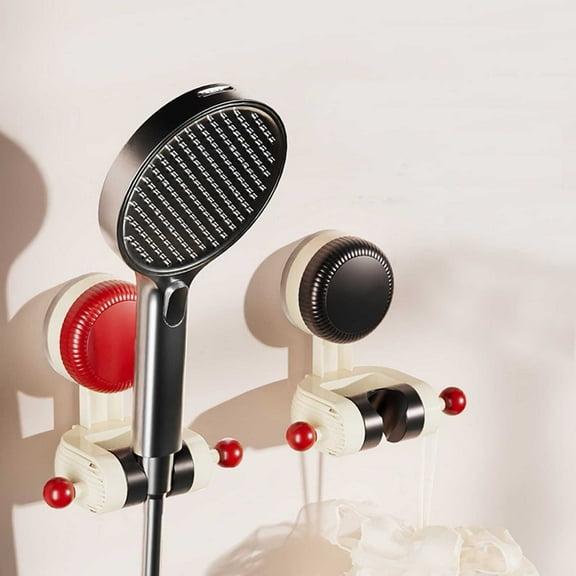 Suction Cup Shower Head Bracket, Adjustable Shower Arm Mount with Strong Vacuum Grip, No Drill Installation for Renters & Easy-Angle Adjustment for Handheld Showerheads FAJHHA | A