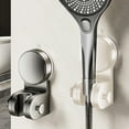 thumbnail image 1 of Suction Cup Shower Head Bracket, Plastic Showerhead Holder with Strong Adhesion, No Drill Mounting & Flexible Angle Adjustment for Easy Installation, Ideal for Renters and Small Bathroom FAJHHA, 1 of 7