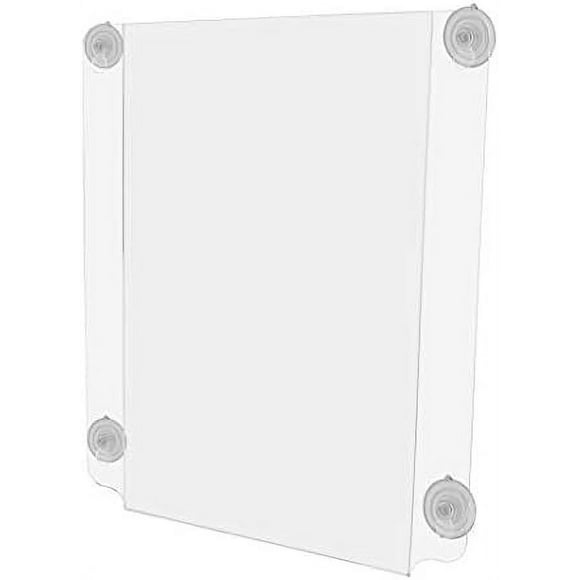 Suction Cup Sign Picture Frame Double Sided Indoor Outdoor Advertising (24, 11" X 17")
