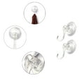 Suction Cup, Single Hold to 1.2 Kg Weight for Kitchen Bathroom Rooms