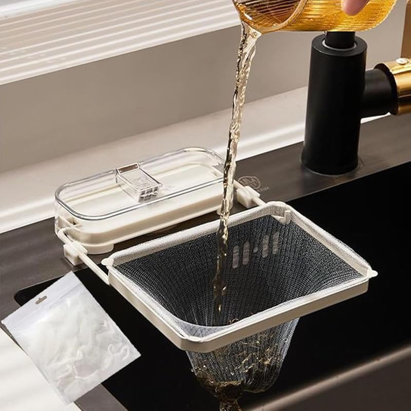 Suction Cup Sink Strainer, Kitchen Sink Garbage Filter Rack Suction Cup ...