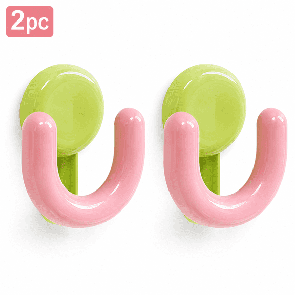 Suction Cup Slipper Rack, Wall Mounted Vacuum Press Slipper Holder with 11 lbs Heavy Duty Capacity and Damage-Free No-Drill Hooks for Bathroom Door, Entryway and Wall Storage