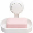 Suction Cup Soap Dish No Drilling & Reusable 1 Second Installation