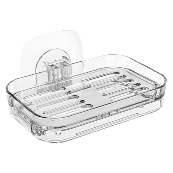 Suction Cup Soap Dish for Shower Self Draining Soap Holder No Drilling Required Strong Adhesive Suitable for Rv Bathroom And Kitchen Storage Easy to Cleanciozy