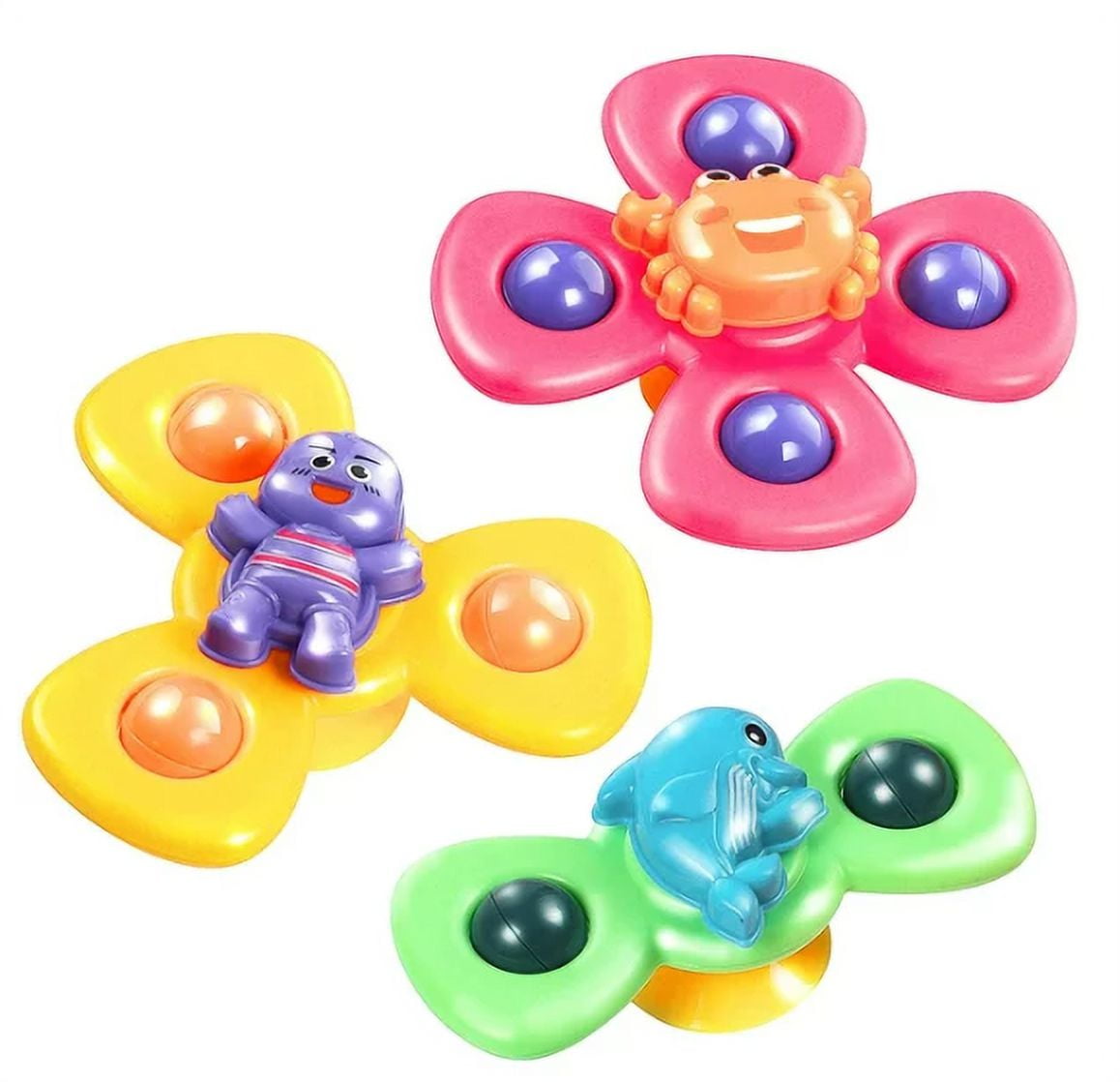 Suction Cup Spinning Top Toy, Animal Funny Spinner Toys Turntable