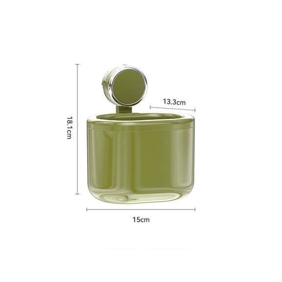 Suction Cup Storage Rack Secondary Waste Face Towel Organizer Bathroom Wall-Mounted No-Drill Bathroom Cosmetic Storage Box