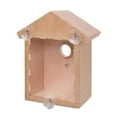 thumbnail image 1 of Clear View Suction Cup Birdhouse,Hanging Window Bird Feeder for Outside with Suction Cups and Lanyard,Transparent Design (1PC), 1 of 6