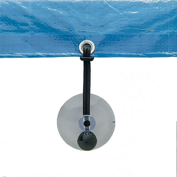 Suction Cup Tie Downs, 6", 4 pack