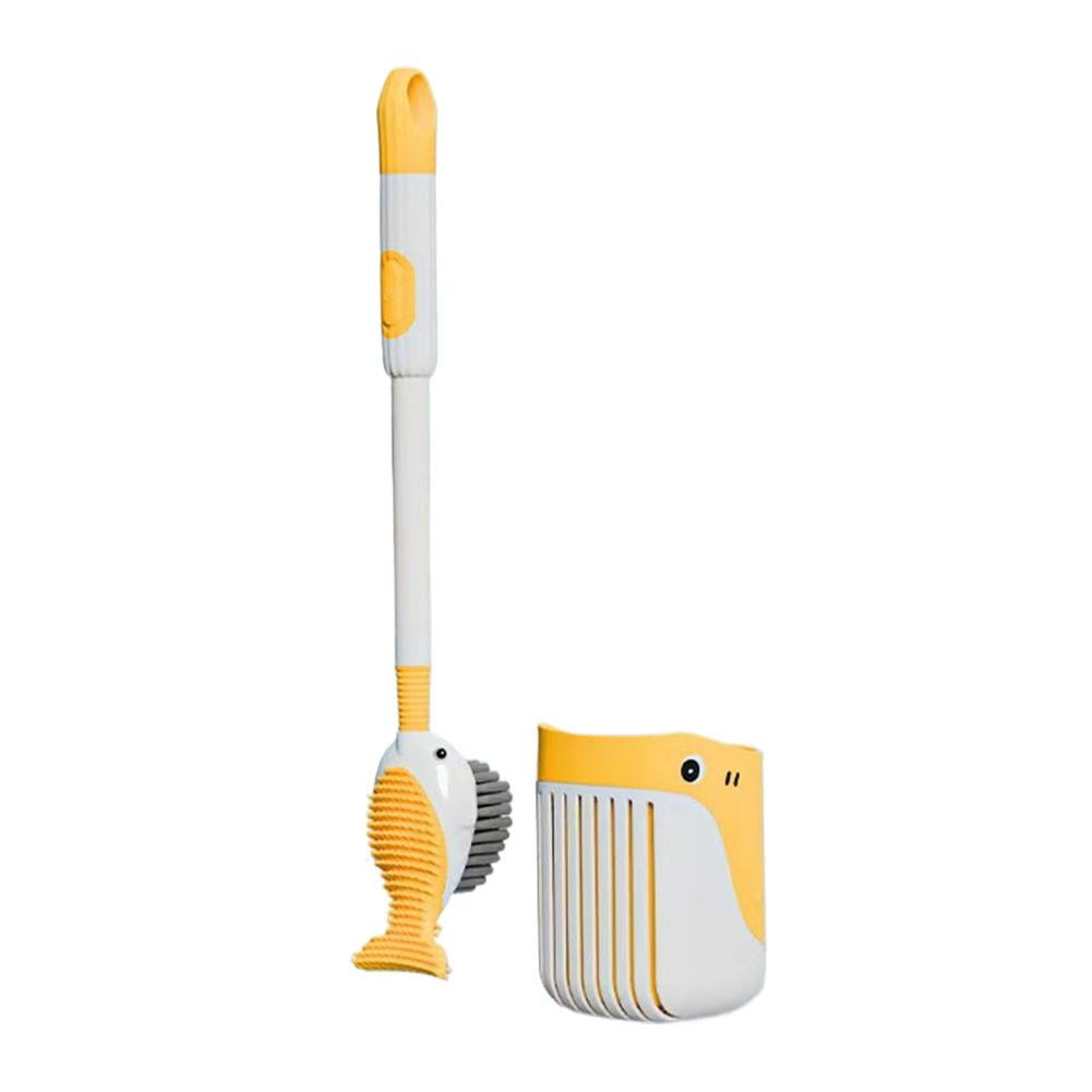 Suction Cup Toilet Brush Set Toilet Brush with Liquid Adding Function ...