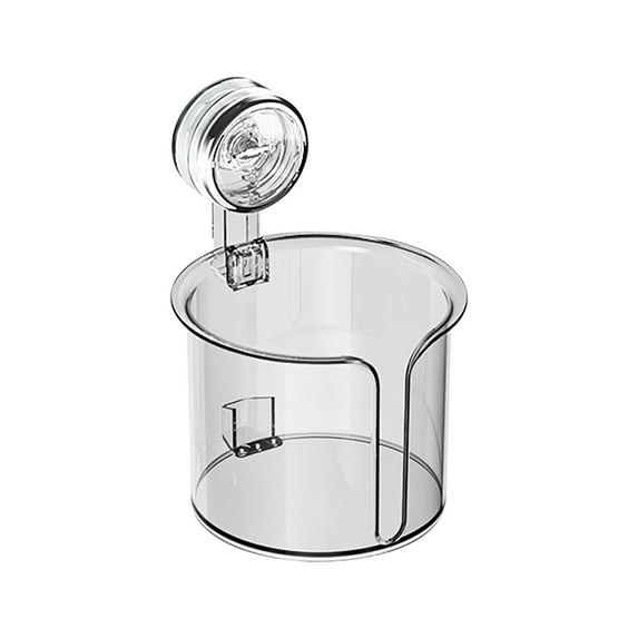 Suction Cup Toilet Paper Holder, Tissue Dispenser Wall Mounted, No Drill Storage Shelf for Bathroom, Kitchen, RV, Space Saver Organizer