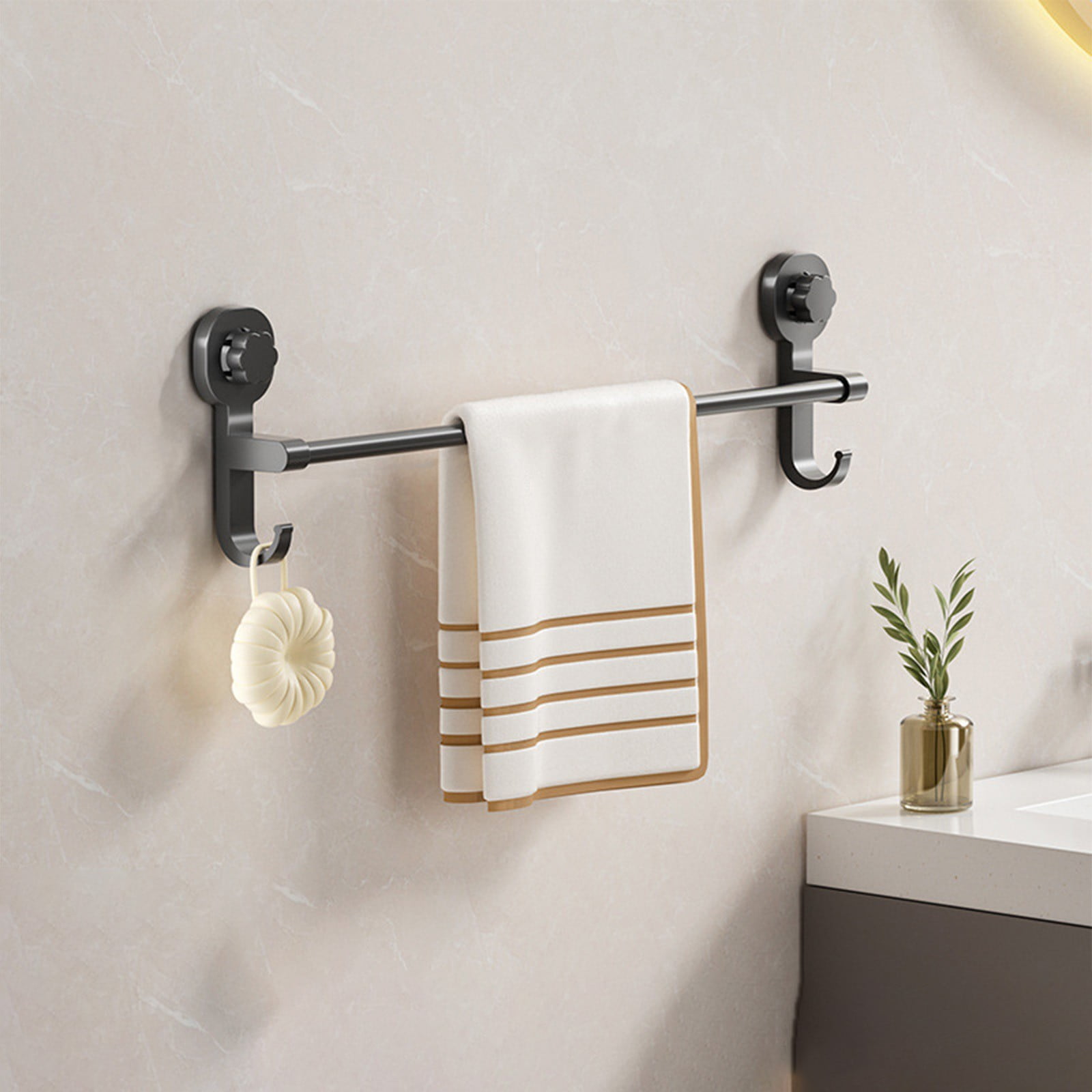 Suction Cup Towel Bar