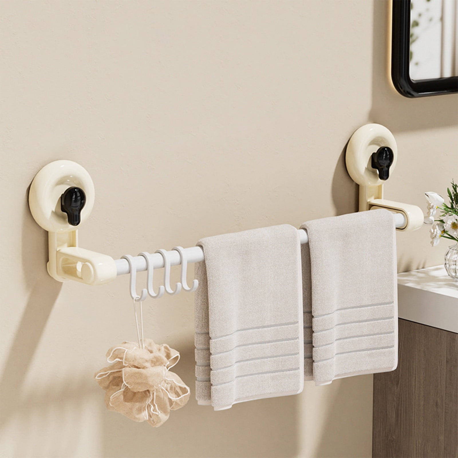 Suction Cup Towel Bar