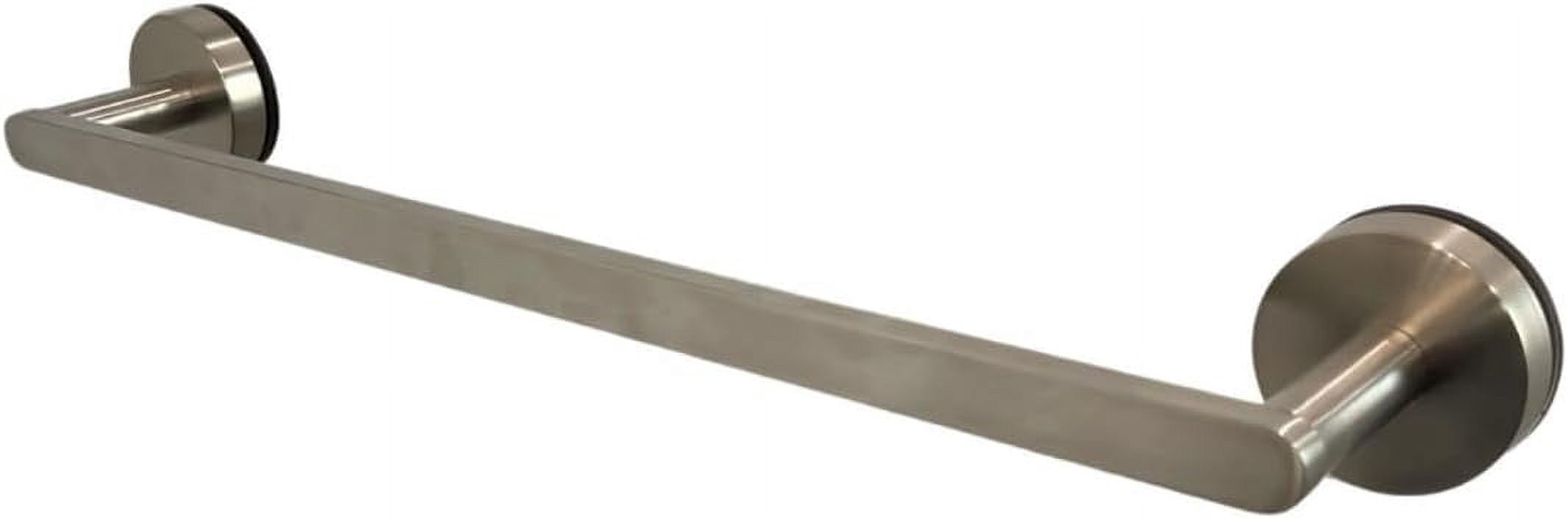Suction Cup Towel Bar for Bathroom – Brushed Nickel Shower Glass Door ...