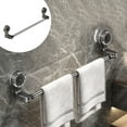 thumbnail image 1 of Suction Cup Towel Bar, No Drill Towel Rack with Strong Suction Cups, Bathroom Storage Rack, Stainless Steel Adhesive Towel Holder for Space Saving Organization, 1 of 6