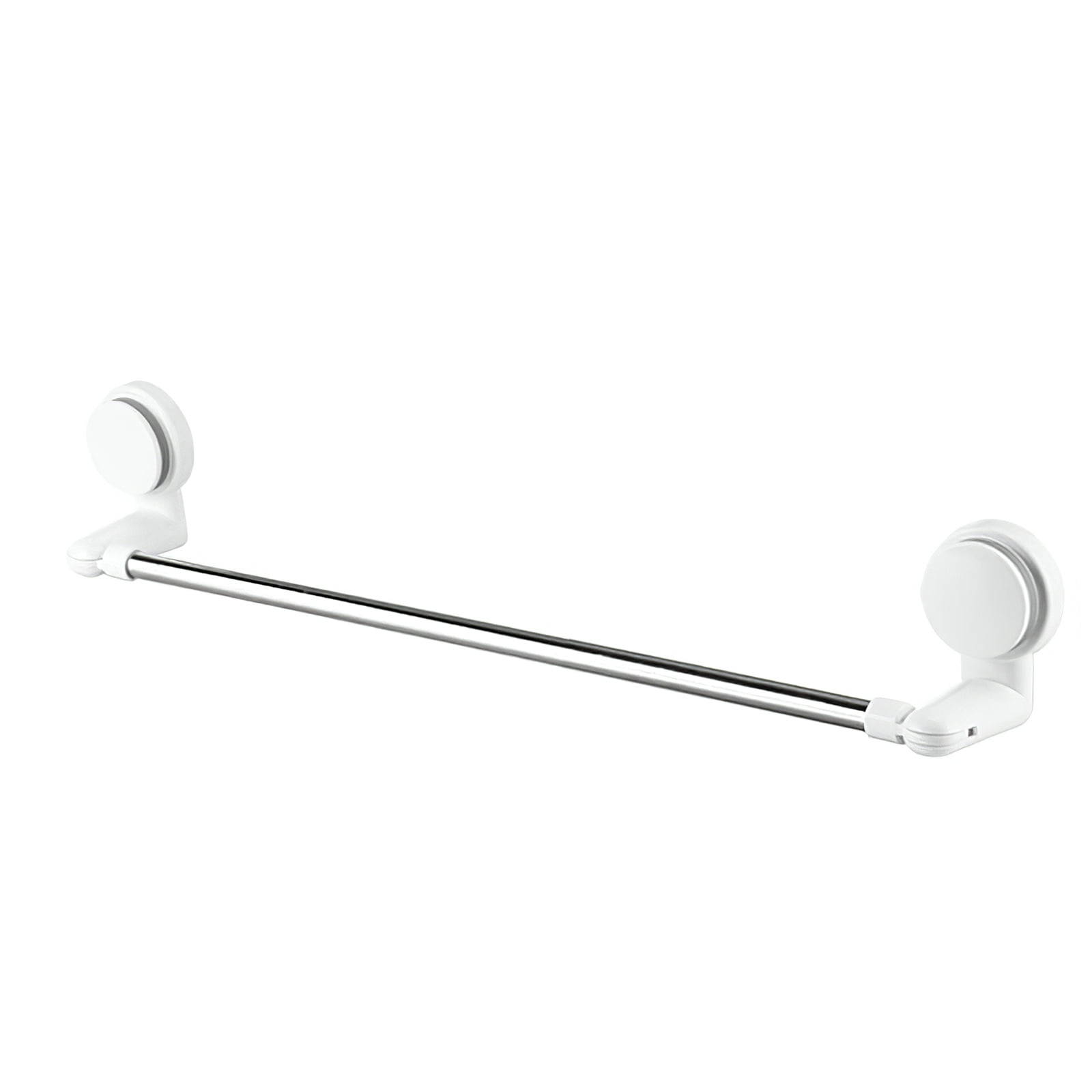 Suction Cup Towel Bar Storage Rack Stainless Polished Surface Strong