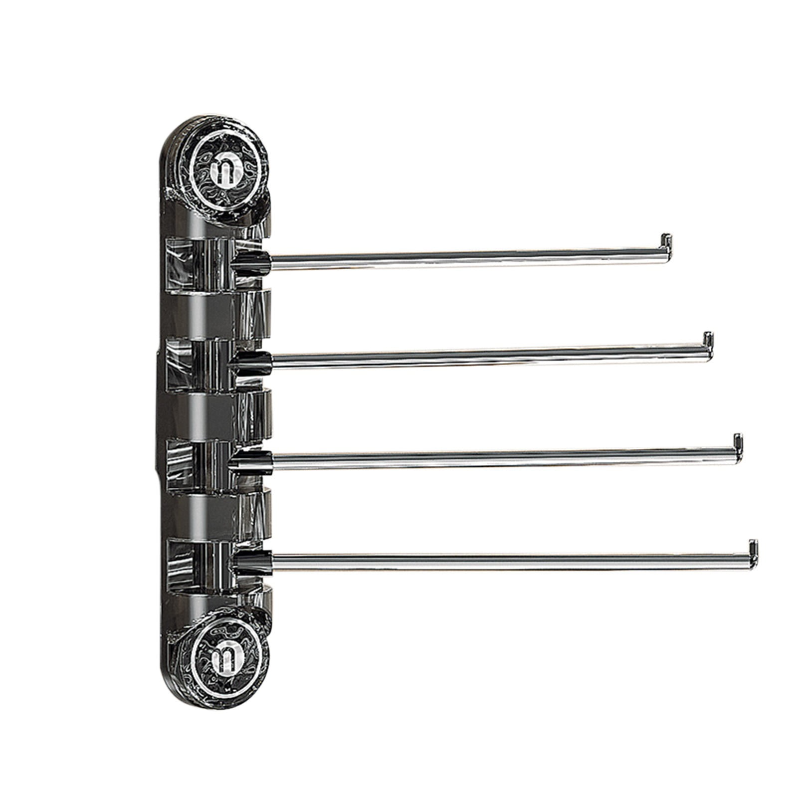 Suction Cup Towel Rack Bathroom Nohole Swivel Multipole Shelf