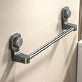 thumbnail image 1 of Suction Cup Towel Rack for Bathroom | Strong Grip Wall-Mounted Storage Bar | No Drilling Installation | Modern Space-Saving Shelf | Durable Waterproof Material | Holds Towels Washcloths | 1 Pack, 1 of 3