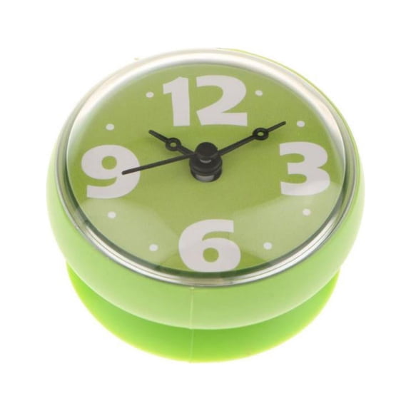 Suction Cup Wall Clock Timer Bathroom Shower Silicone Clock, Waterproof Sticker, Wall Clocks