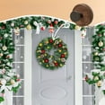 thumbnail image 1 of Suction Cup Wreath Hanger, Wooden Wall Hook for Glass Front Door/Window/Over Door/Outdoor, Christmas/Thanksgiving/Halloween/July 4th/Easter/Valentine/Fall/Summer/Spring ( 1-Pack), 1 of 7