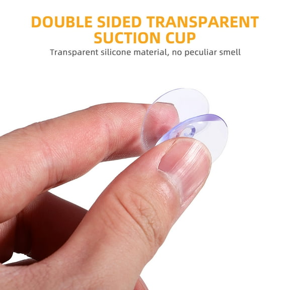 Suction Cups 12 Double Sided Suction Cups for Glass Table (0.79X0.79X0.39Inch)