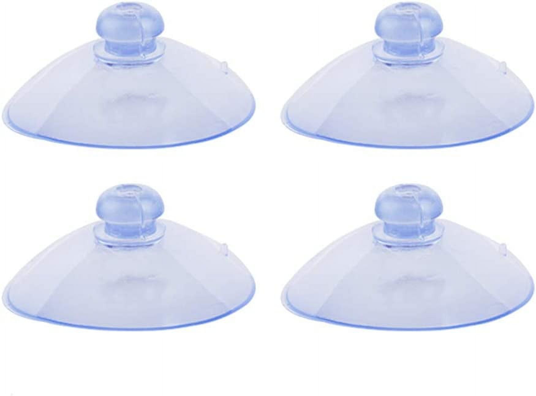 TOSEERY Suction Cups 4PCS, Large 50 mm Plastic Strong Sucker Pads Without Hooks