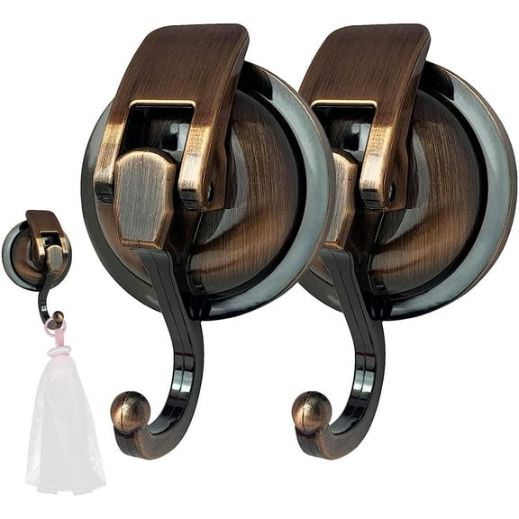 Suction Cups for Glass - Suction Cup Hangers for Window - Removable Glass Suction Cup Hanger, No Punch Heavy Duty for Windows, Bathroom, Kitchen, Glass Door