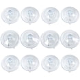 thumbnail image 1 of Suction Cups for Glass 2.5 Inches Suction Hooks Window Suction Cups with Hooks for Home Kitchen Bathroom Wall (12 Packs), 1 of 5