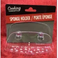 thumbnail image 1 of Suction Holder Clear Plastic Sponge Scrubber Kitchen Bath Sink Storage, 1 of 3