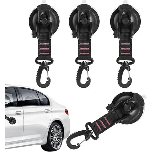 Suction Hook,Heavy Duty Camping Tarp Accessory with Securing Hook | Strong Camping Tarp Accessory for Family Picnics, Camping, Awning, Outdoor