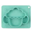 thumbnail image 1 of Suction Plate for Toddlers | BPA Free, 100% Food-Grade Silicone | Microwave, Dishwasher and Oven Safe | Stay Put Divided Baby Feeding Bowls and Dishes for Kids and Infants, 1 of 8