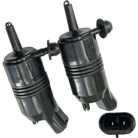 Sucwinco 2Pcs Windshield Washer Pump Washer Motor Compatible with JIMMY K1500 AURORA CUTLASS Rainier Enclave Escalade 172435 172189