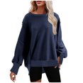 thumbnail image 1 of Sudaderas De Halloween Para Las Mujeres,Long Sleeve Shirts for Women Plus Size,Women's Crewneck Sweatshirts Striped Casual Loose Long Sleeve Pullover Tops Shirts,gifts for hippie women, 1 of 7