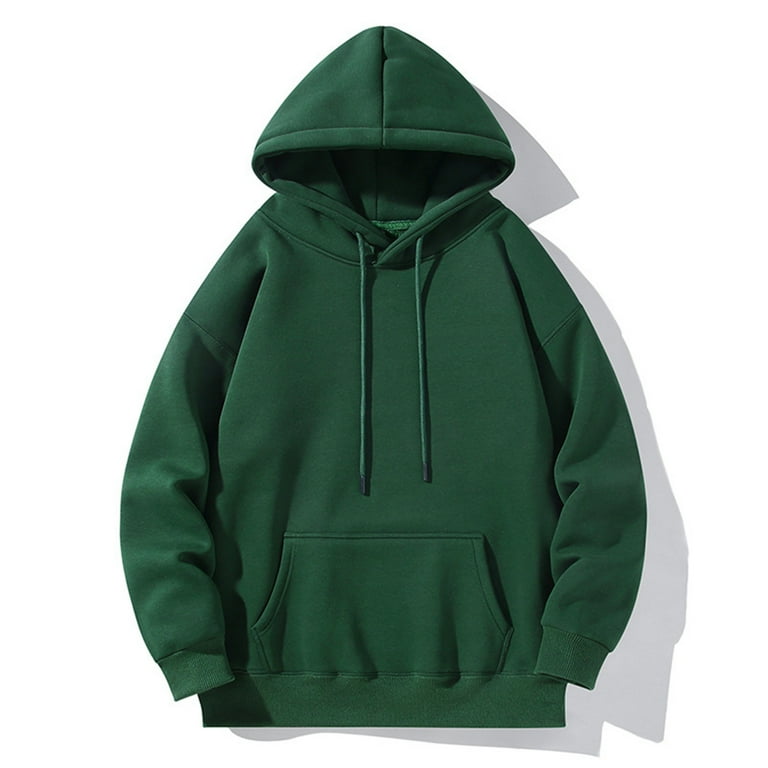 Sudaderas Para Hombre Zip Up Hoodie Men Essentials Hoodie Essential Hoodie Work Shirts for Men HoodieMen s Casual Solid Cuff Top Pull String Pocket Hoodie Shirt TopGN2XL Walmart