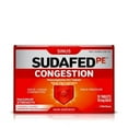 thumbnail image 1 of Sudafed PE Congestion Sinus Pressure and Nasal Congestion Relief Tablets, 18 Ea, 6 Pack, 1 of 1