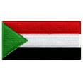 thumbnail image 1 of Sudan Flag Embroidered Iron-on Patch, 1 of 1
