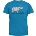 thumbnail image 1 of Sudan Last Male White Rhino World's Eligible Bachelor Mens T Shirt Sapphire 3X-LG, 1 of 1