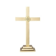 Sudbury Brass Classic Altar Cross with IHS Emblem, 24 Inch
