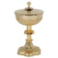 thumbnail image 1 of Sudbury Brass Vine Embossed Ciborium with Cover, 11 Inch, 1 of 2