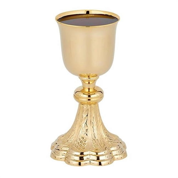 Sudbury F1672 Grapes and Wheat Engraved Common Cup