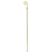 Sudbury F4443 Crozier with Case - Jeweled Cross