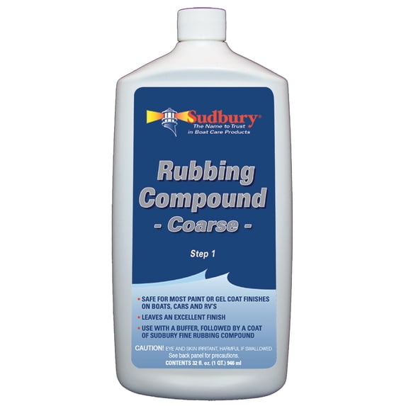 Sudbury Rubbing Compound Coarse - Step 1 - 32oz Fluid [444] - Walmart.com
