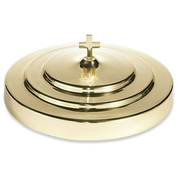 Sudbury Solid Brass Communion Tray Cover, 11 Inch