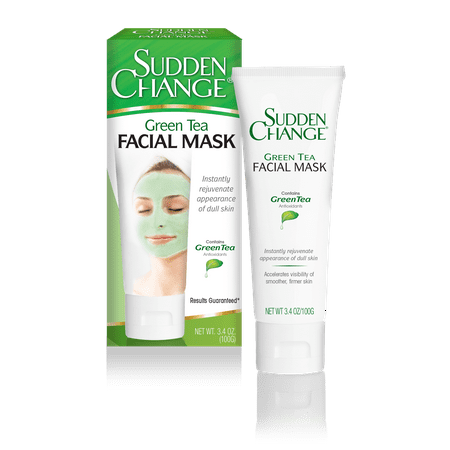 Sudden Change Green Tea Facial Mask, 3.4 Oz