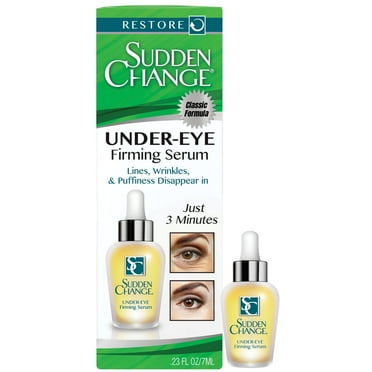 Sudden Change Under-Eye Firming Serum, Puffiness and Wrinkle Treatment, 3-Minute Results, 0.23 oz
