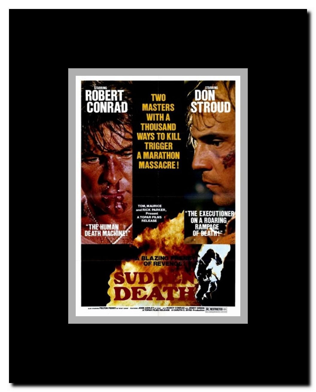 Sudden Death Framed Movie Poster