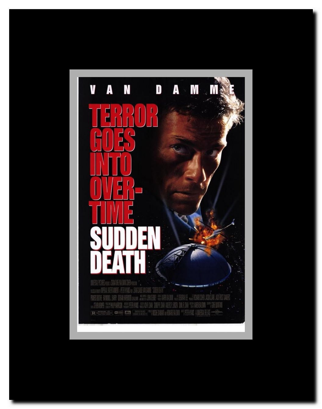 Sudden Death Framed Movie Poster
